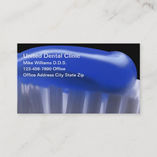 Dental Appointment Double Side Business Cards