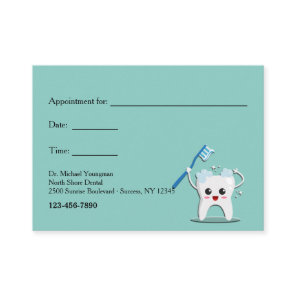 Dental Appointment Reminder Cards