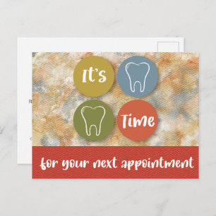 Dental Appointment Reminder Postcard