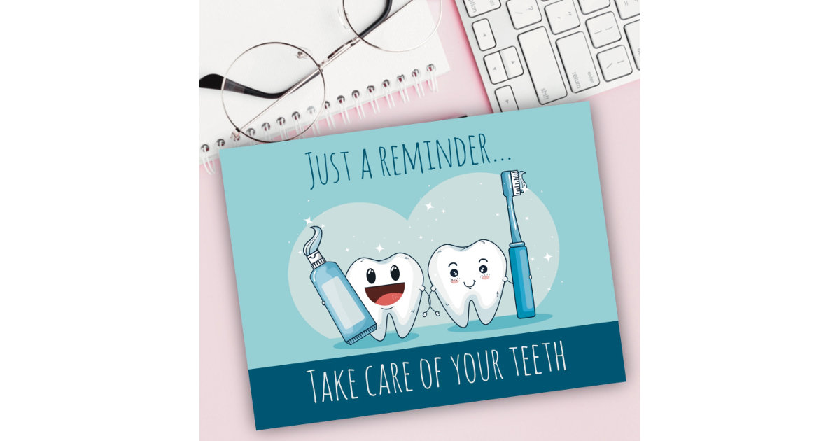 Dental Appointment Reminder Postcard Zazzle