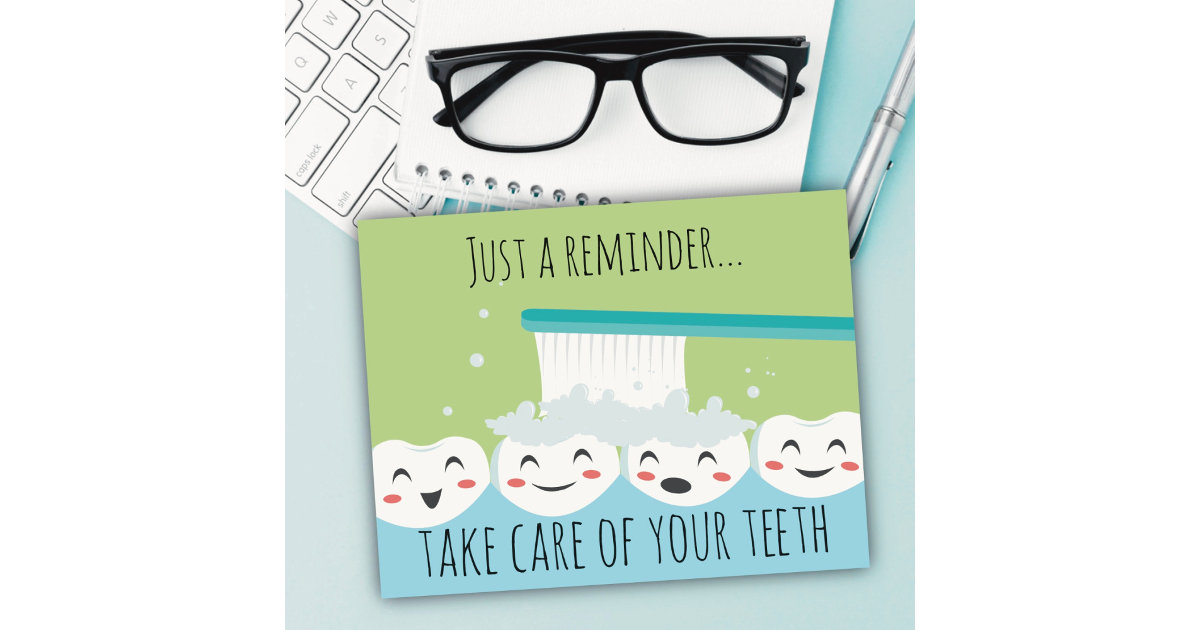 Dental Appointment Reminder Postcard Zazzle