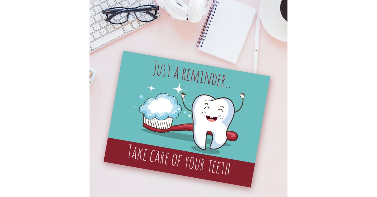 Dental Appointment Reminder Postcard Zazzle