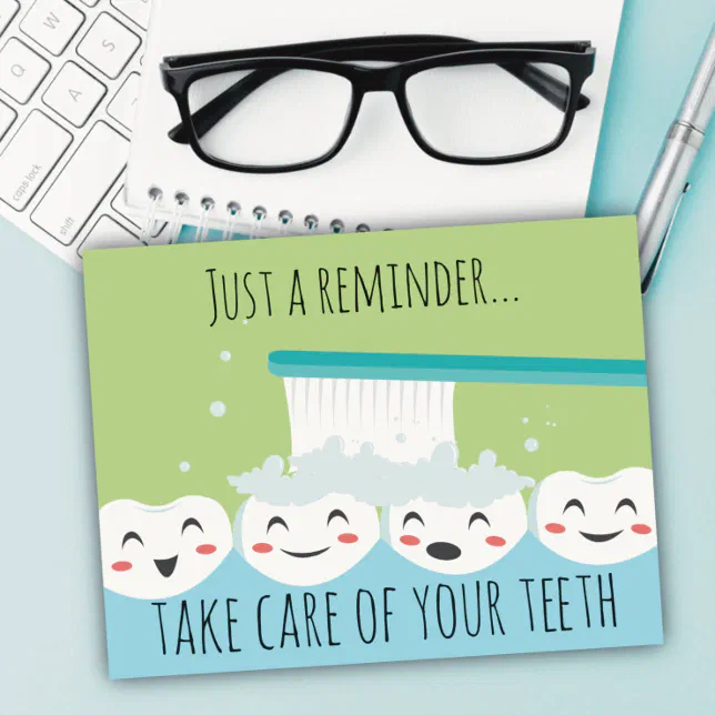 Dental Appointment Reminder Postcard Zazzle