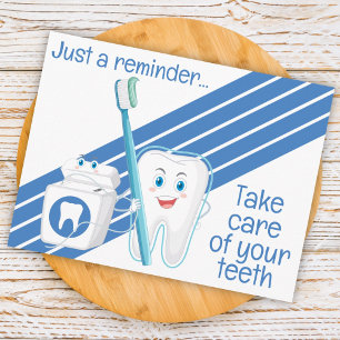 Dental Appointment Reminder Postcard