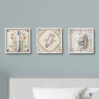 Dental Art - Toothbrush Toothpaste & Floss Dentist