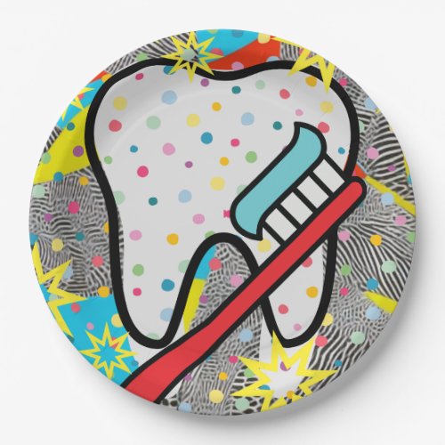 Dental Arts Paper Plates