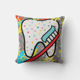 Dental Arts Throw Pillow