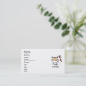 Dental Assistant Business Card (Standing Front)