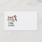 Dental Assistant Business Card (Back)