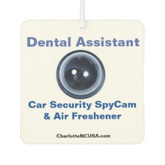 Dental Assistant Car Security Spy Cam Air Freshene
