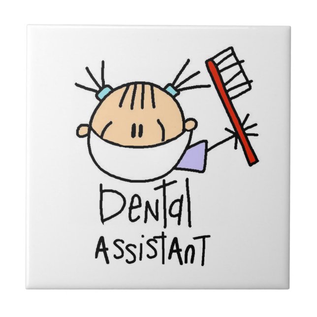 Dental Assistant Ceramic Tile (Front)
