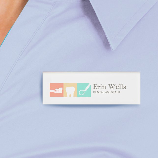 Dental Assistant Dentist Name Tag (Creator Uploaded)