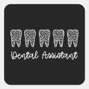Dental Assistant Gifts for Assistant Dentist Square Sticker