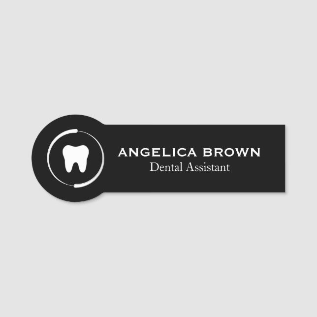 Dental Assistant Name Tag (Front)