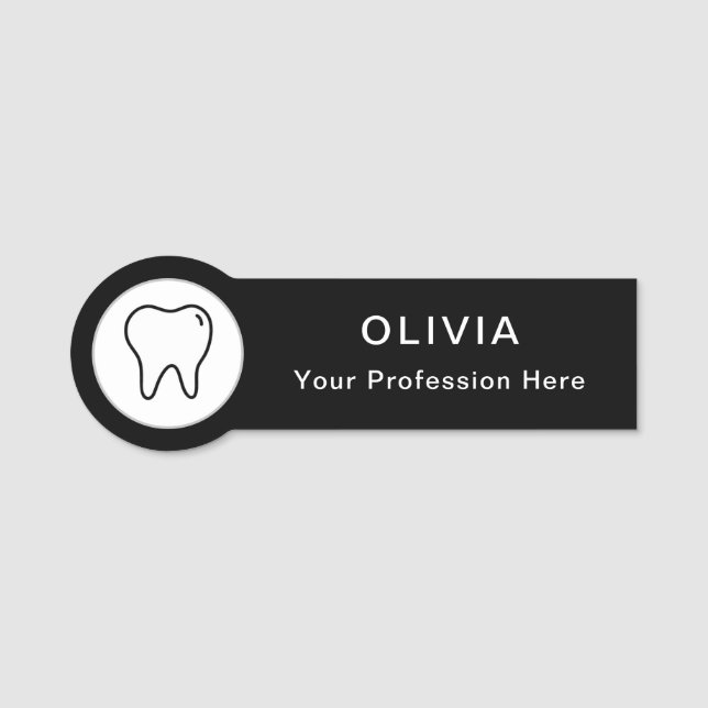 Dental Assistant Name Tag (Front)