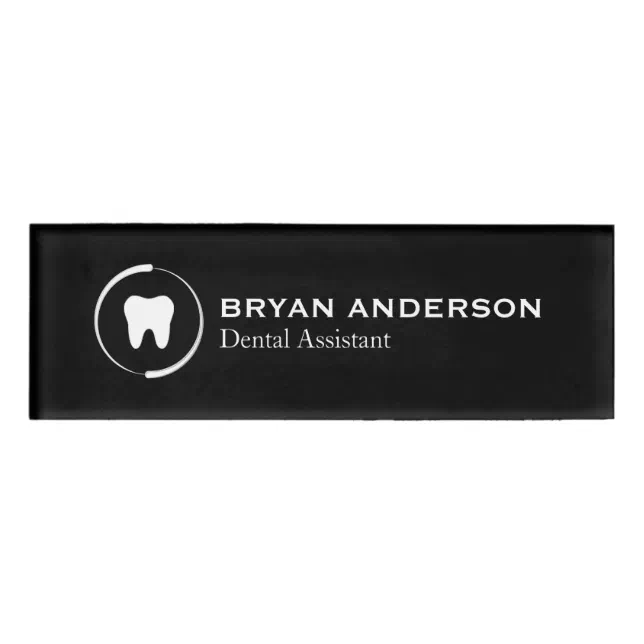 Dental Assistant Name Tag Zazzle