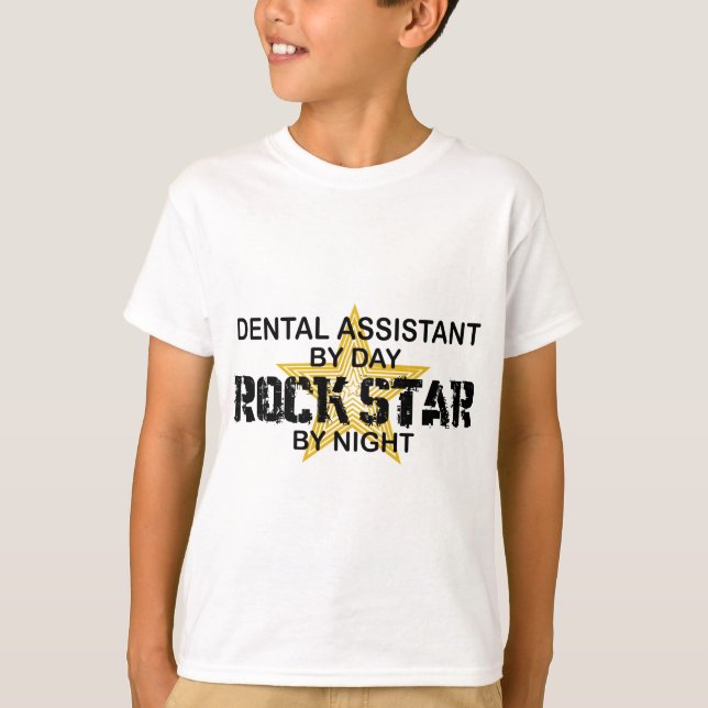Dental Assistant Rock Star T-Shirt (Front)