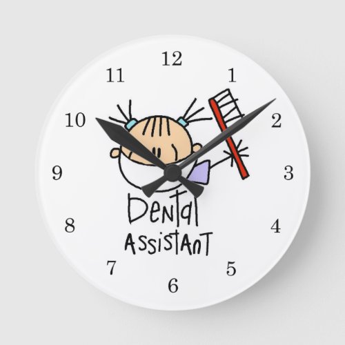 Dental Assistant Round Clock