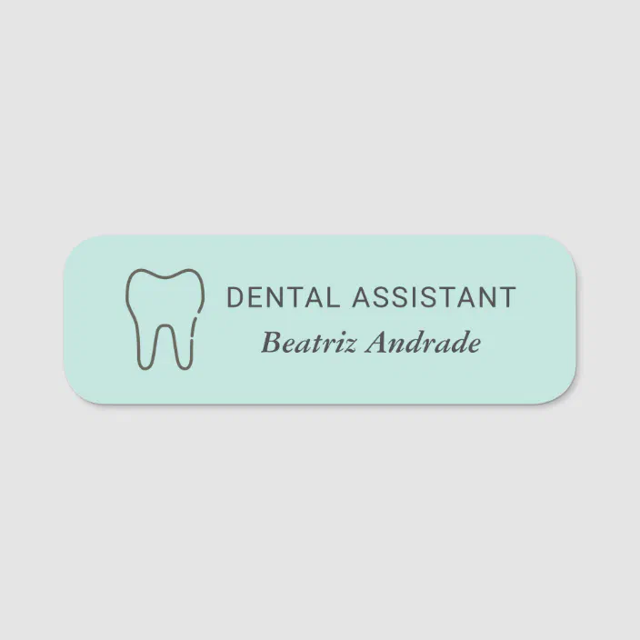 Dental Assistant Tooth Magnetic Custom Editable Name Zazzle Com Dental Assistant Tooth Magnetic Custom Editable Name Zazzle Com
