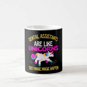 Dental Assistant Unicorn , Magical Unicorn Dentist Coffee Mug
