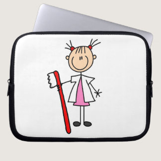 Dental Assistant With Toothbrush Laptop Sleeve