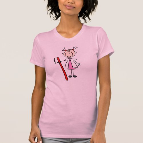 Dental Assistant With Toothbrush T_Shirt