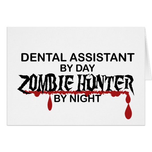 Dental Asst Zombie Hunter Cards (Front Horizontal)