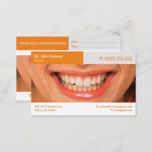 Dental  Beautiful smile Business Card