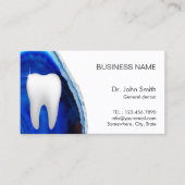 Dental Blue Agate Stone Dentist Appointment (Front)