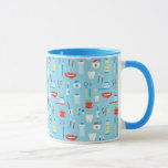 Dental Blue Pattern Mug