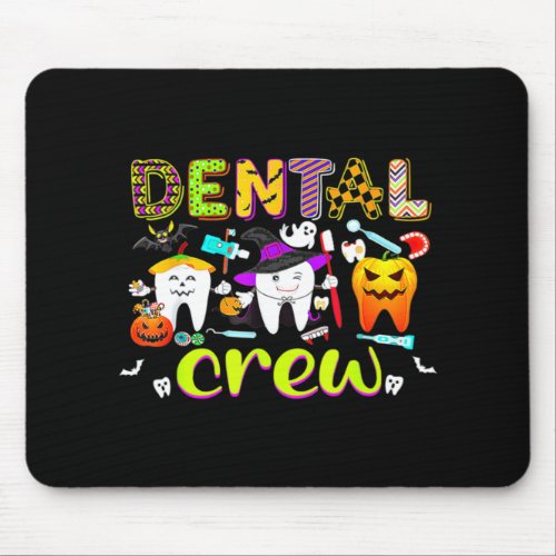 Dental Boo Crew Halloween Fun Dentist Assistant  Mouse Pad