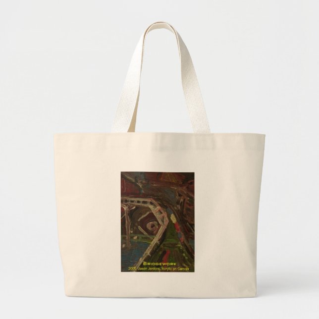 dental bridge large tote bag (Front)