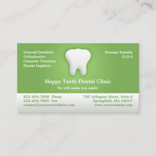 Dental Business Card w/ Appointment