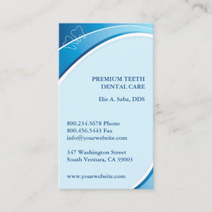 Dental Business Card with Appointment