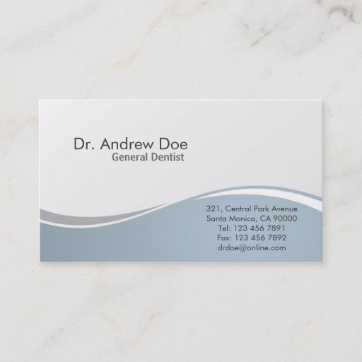 Customizable Dental - Business Cards