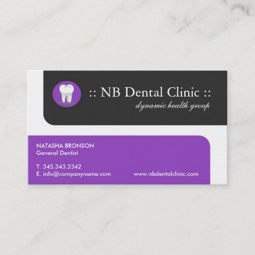 Customizable Dental Business Cards