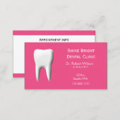 Dental businesscards with appointment card (Front/Back)