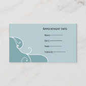 Dental businesscards with appointment card (Back)