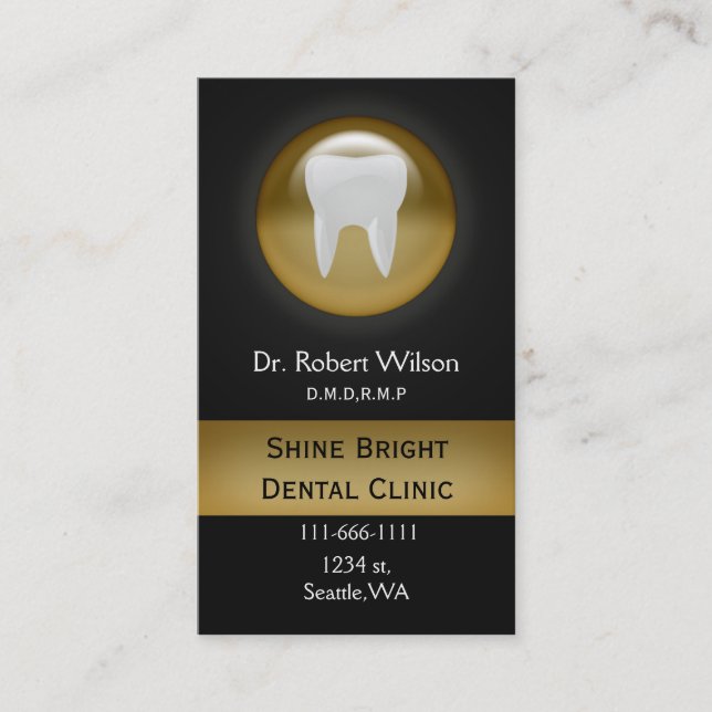 Dental businesscards with appointment card (Front)