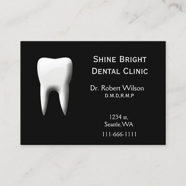 Dental businesscards with appointment card (Front)