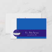 Dental Care Blue Bubble Business Card (Front/Back)