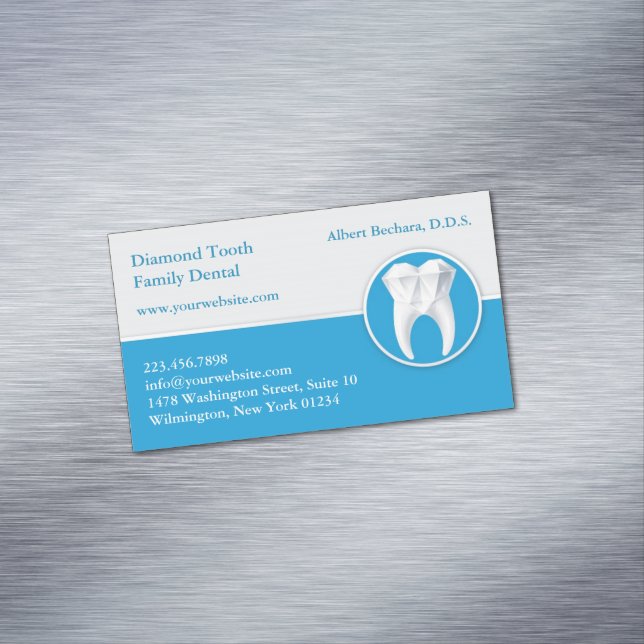 Dental Care Business Card Magnet (In Situ)