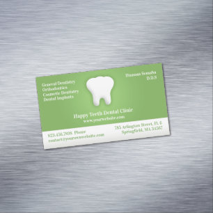 Dental Care Business Card Magnet