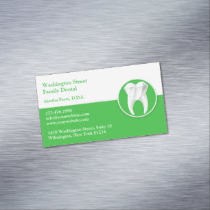 Dental Care Business Card Magnet