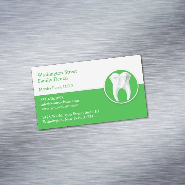 Dental Care Business Card Magnet (In Situ)