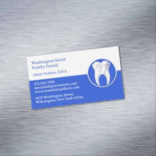 Dental Care Business Card Magnet