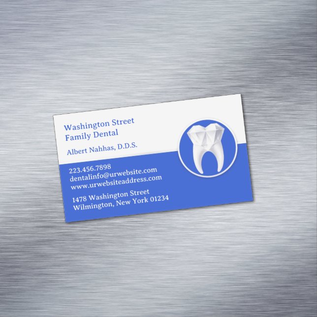 Dental Care Business Card Magnet (In Situ)