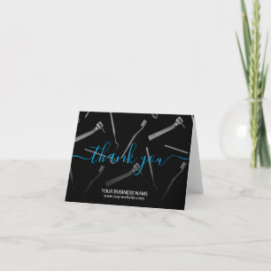 Dental Care Dental Instruments Dentist Thank You Card