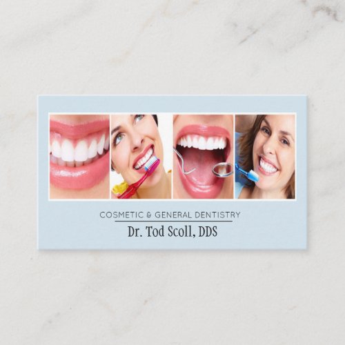 Dental care Dentistry Oral Health Business Card