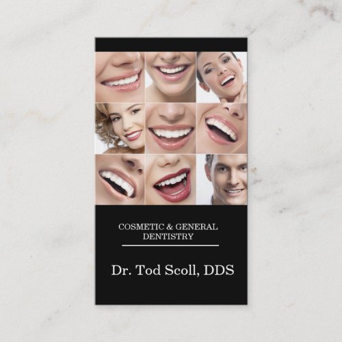 Dental care Dentistry Oral Health Business Card